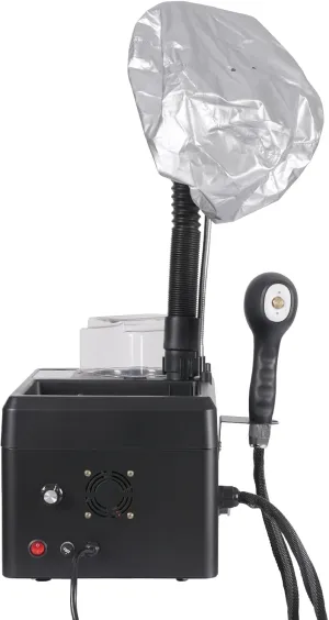 Electric Nano Hair Steamer Machine Professional Hair Care Machine Adjustable Temperature Hooded Treatment Perming Machine with Nano Spray Guns for Salon Hairdressing Care 1750W 110V
