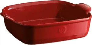 Emile Henry France Ovenware Ultime Square Baking Dish, Burgundy