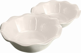 Emile Henry Mini (Set Of 2) pie dish, Pearl Gray