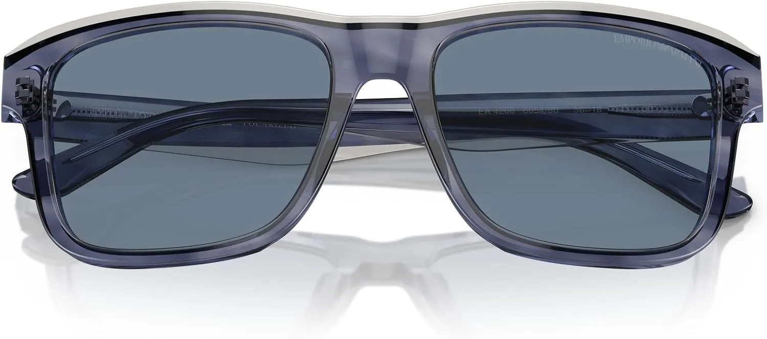 Emporio Armani Men's Ea4208 Square Sunglasses