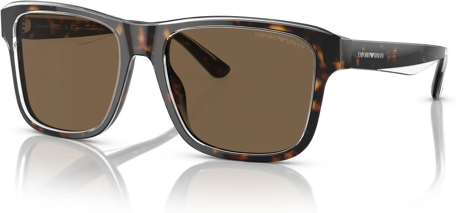 Emporio Armani Men's Ea4208 Square Sunglasses