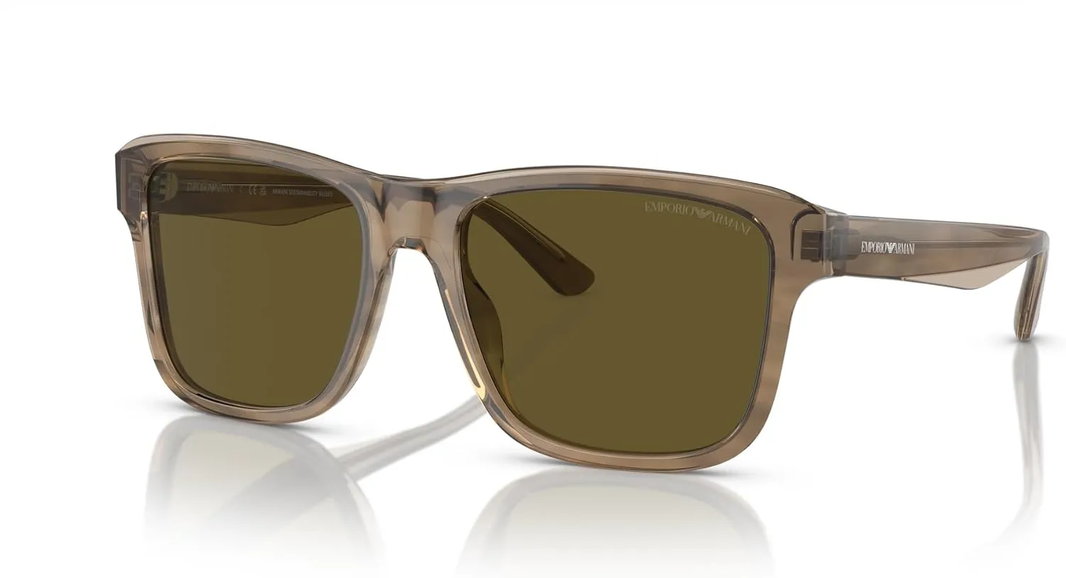 Emporio Armani Men's Ea4208 Square Sunglasses