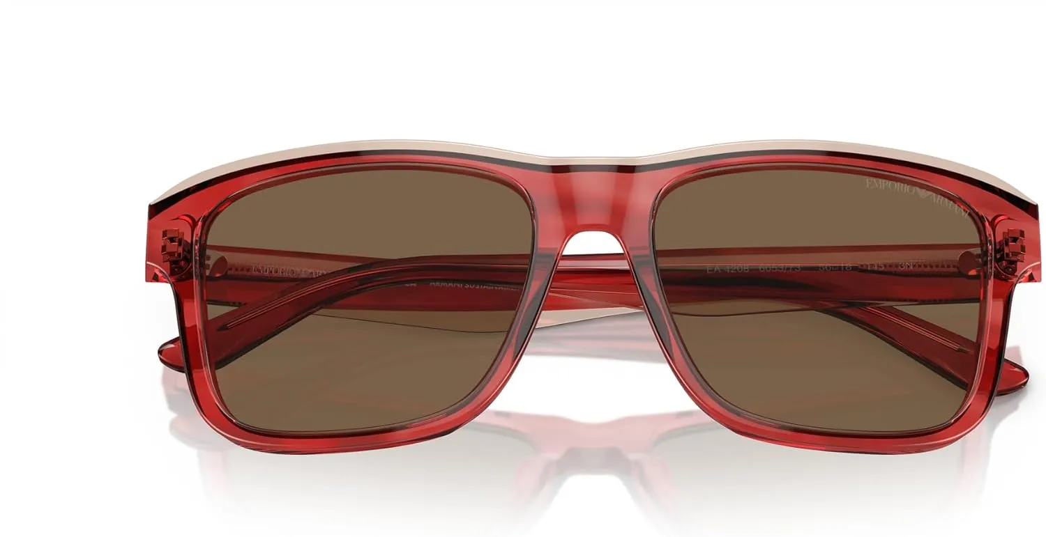 Emporio Armani Men's Ea4208 Square Sunglasses