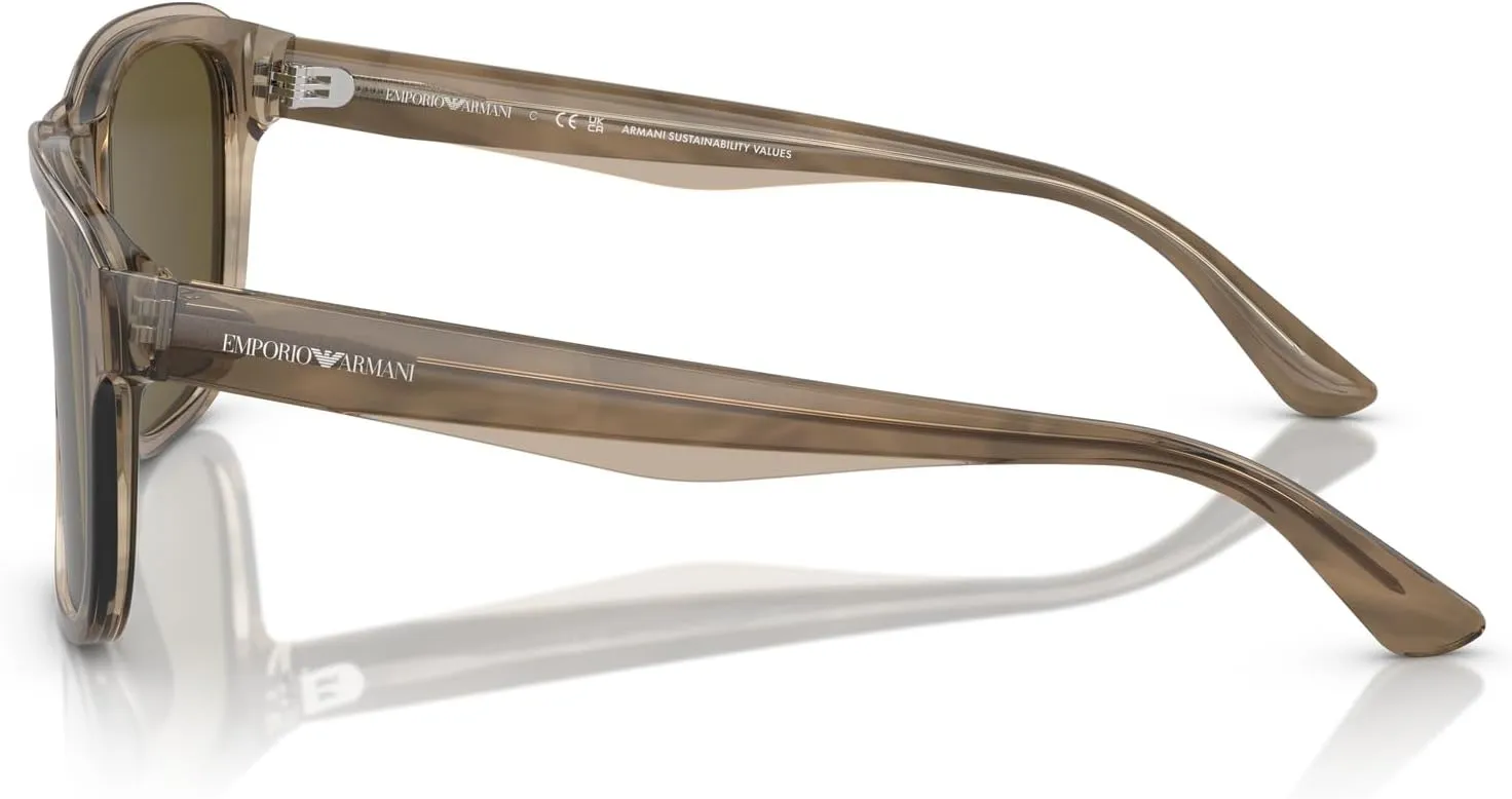 Emporio Armani Men's Ea4208 Square Sunglasses