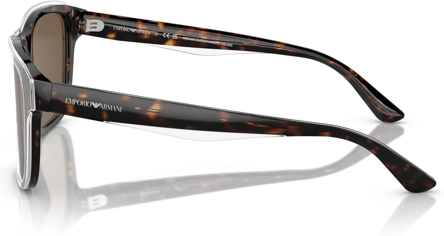 Emporio Armani Men's Ea4208 Square Sunglasses