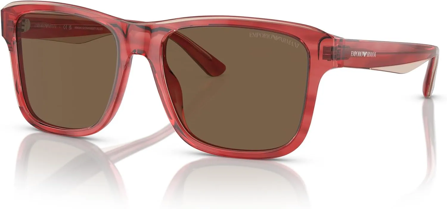 Emporio Armani Men's Ea4208 Square Sunglasses