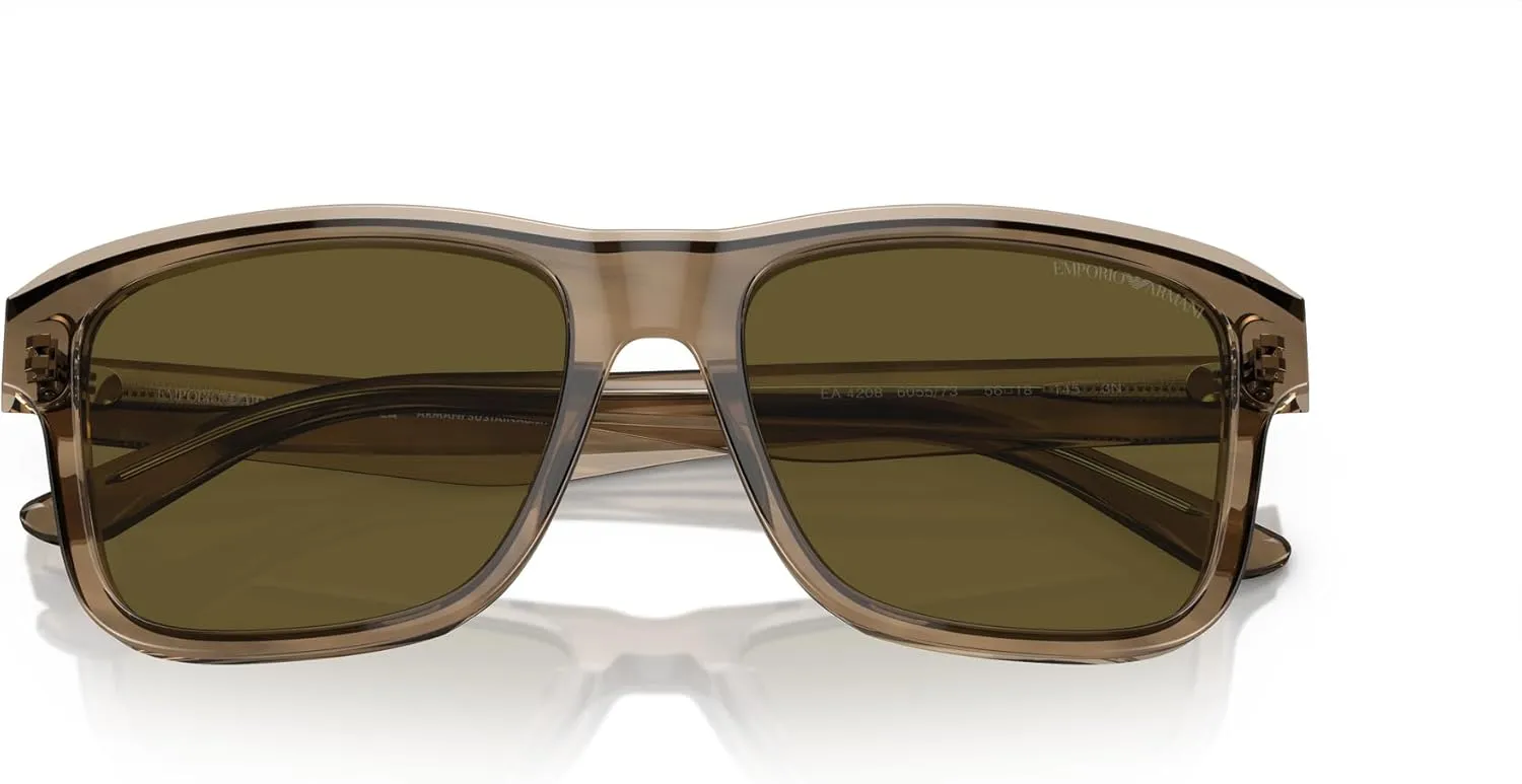 Emporio Armani Men's Ea4208 Square Sunglasses