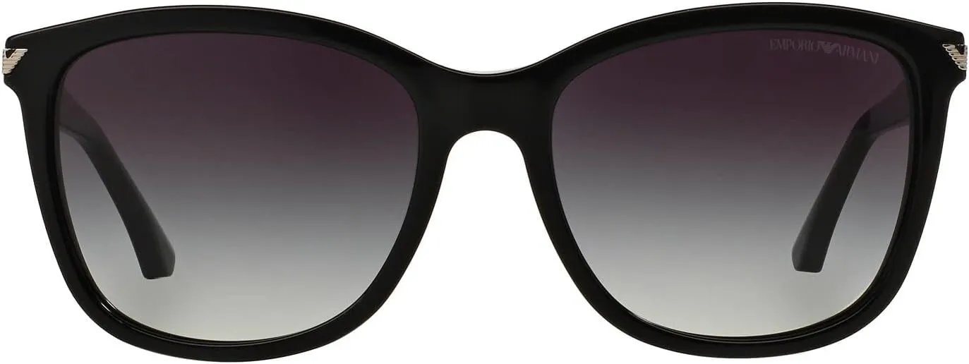 Emporio Armani Women's Ea4060f Low Bridge Fit Square Sunglasses