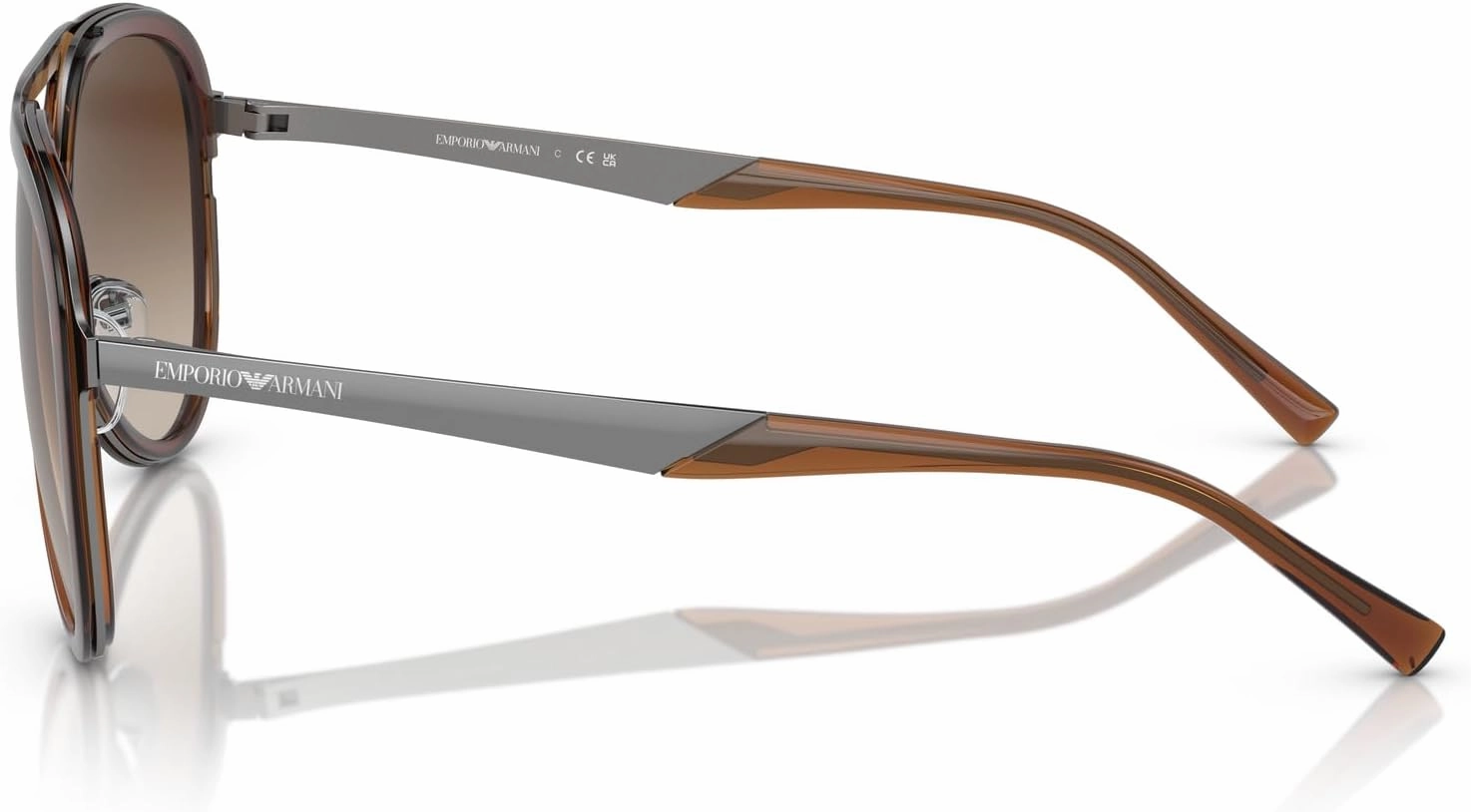 Emporio Armani Men's Ea2145 Aviator Sunglasses