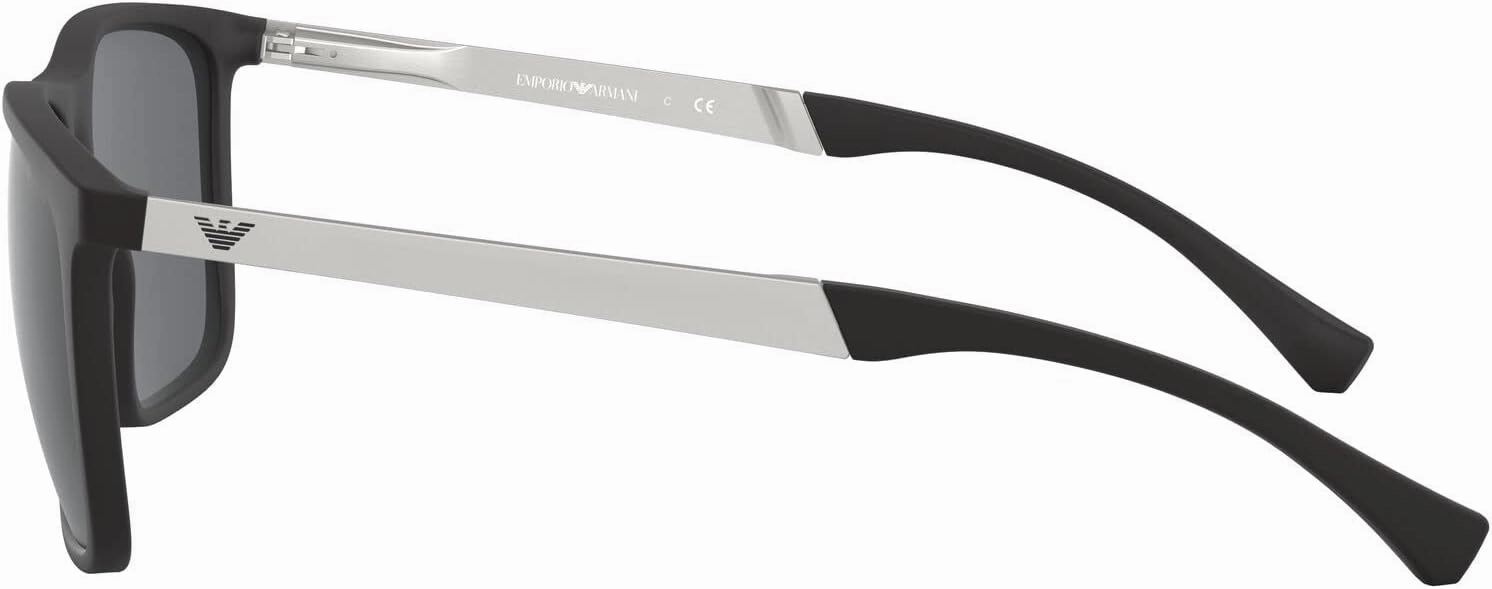 Emporio Armani Men's Ea4150 Rectangular Sunglasses
