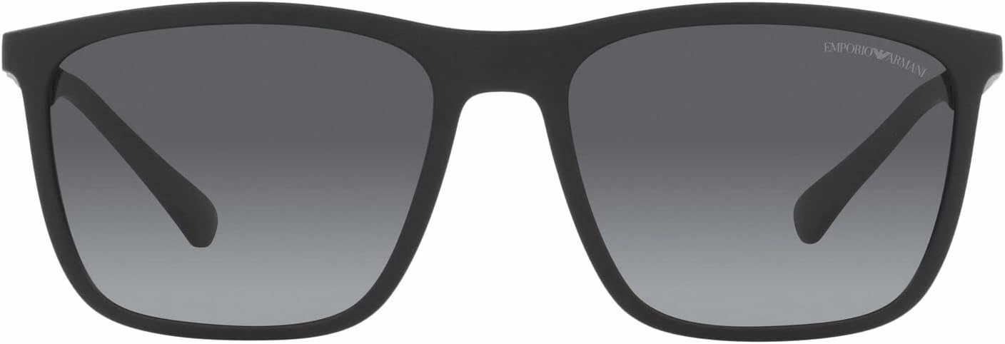 Emporio Armani Men's Ea4150 Rectangular Sunglasses