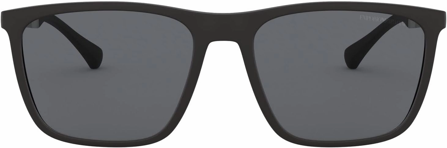 Emporio Armani Men's Ea4150 Rectangular Sunglasses