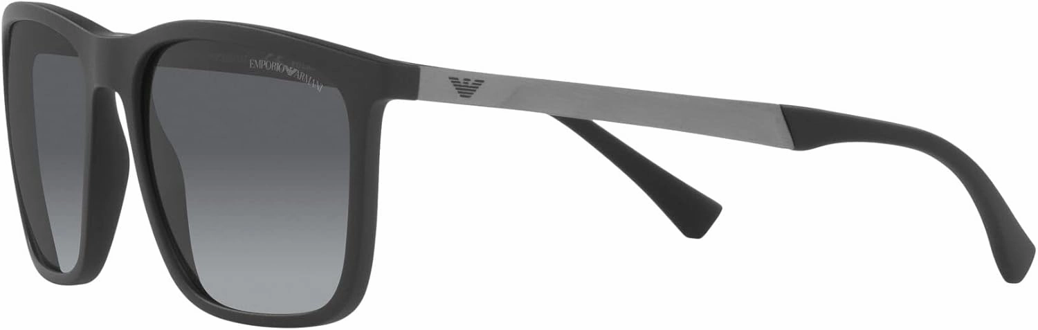 Emporio Armani Men's Ea4150 Rectangular Sunglasses