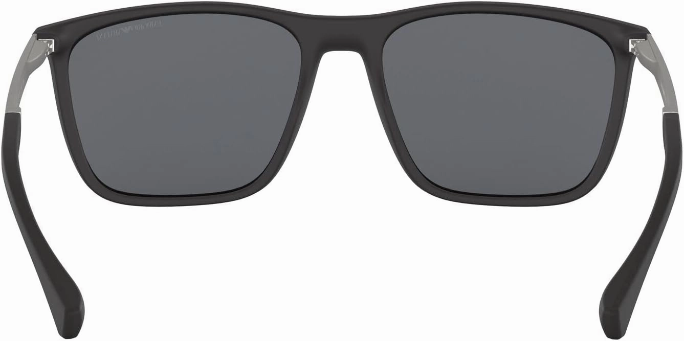 Emporio Armani Men's Ea4150 Rectangular Sunglasses