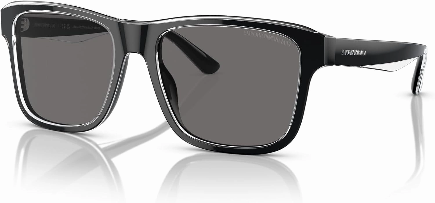 Emporio Armani Men's Ea4208 Square Sunglasses