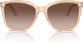 Emporio Armani Women's Ea4060f Low Bridge Fit Square Sunglasses