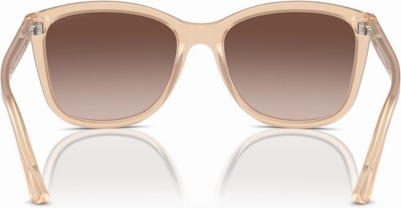 Emporio Armani Women's Ea4060f Low Bridge Fit Square Sunglasses