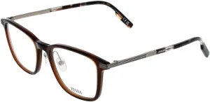 Ermenegildo Zegna Eyeglasses EZ 5251 -H 050 Shiny Transparent Brown, Dark Ruthen