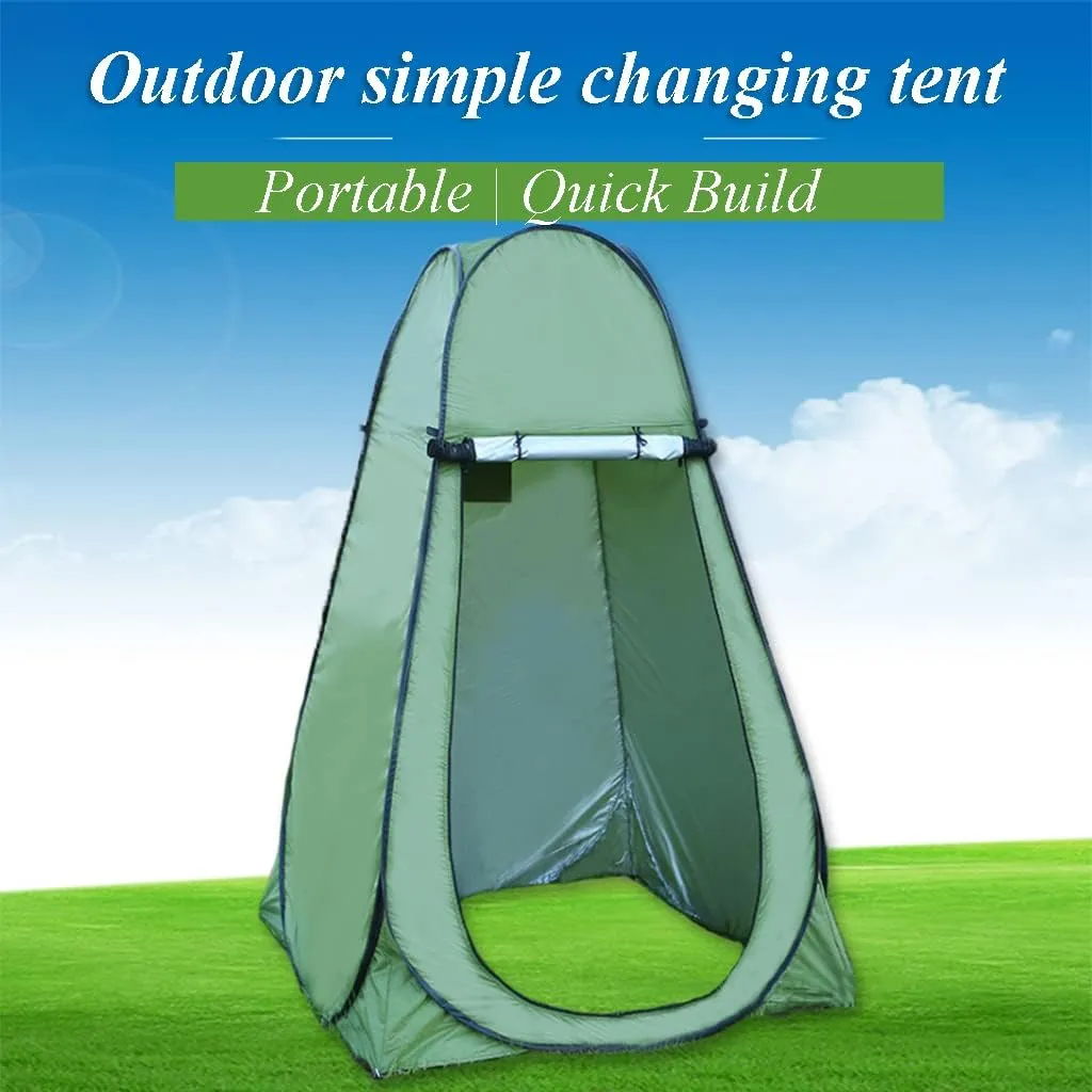 Fashion Portable Dressing Room Camping Shower Tent Foldable Move Zipper Fitting Room Portable Lightweight for Outdoors & Indoors Modern