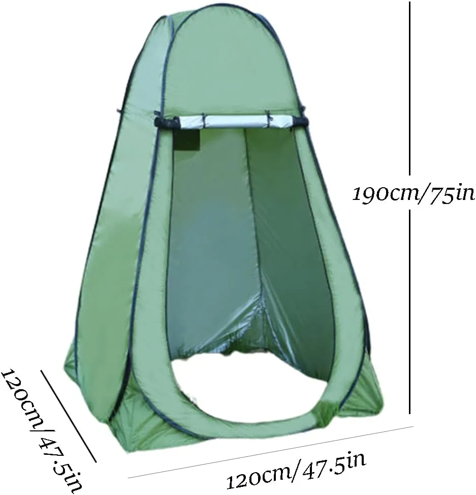 Fashion Portable Dressing Room Camping Shower Tent Foldable Move Zipper Fitting Room Portable Lightweight for Outdoors & Indoors Modern