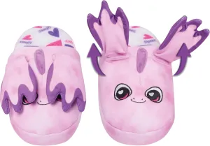 Flipeez Slippers - Axolotl, Small, Fits kids sizes 9-12
