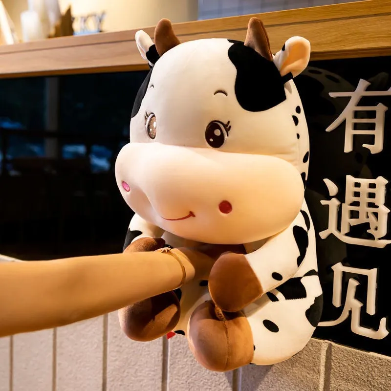 Fluffy Cow Stuffed Animal Plush