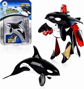 Forest & Twelfth Sea Animal Transforming Action Figure - Changes from Orca Toy to Robot in Seconds - Great Gift for Girls and Boys