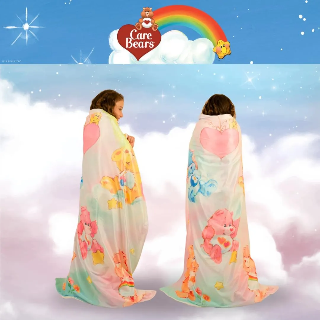 Franco Collectibles Care Bears Valentine's Day Heart Vintage Bedding Super Soft Plush Throw, 46 in x 60 in, (Officially Licensed Product)