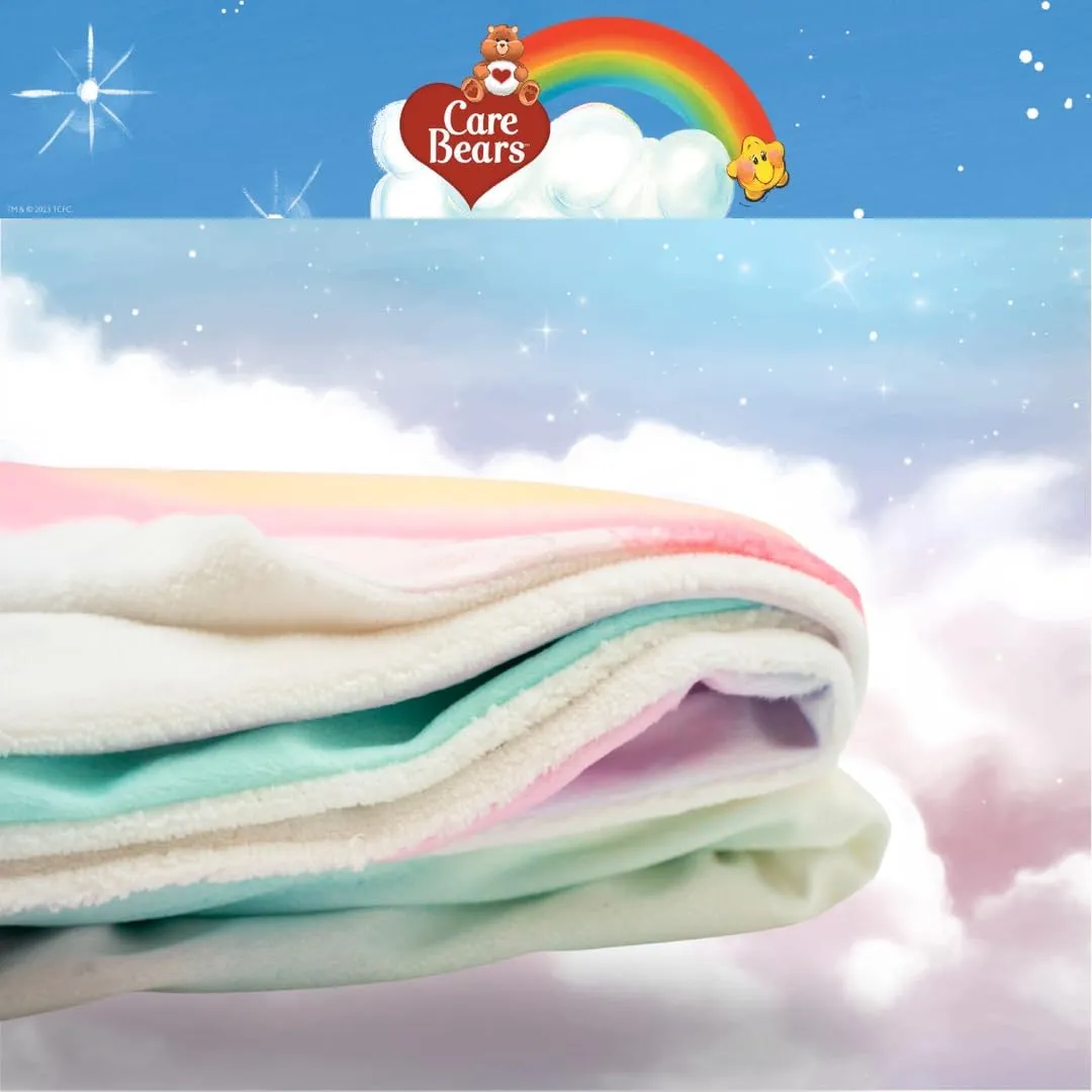 Franco Collectibles Care Bears Valentine's Day Heart Vintage Bedding Super Soft Plush Throw, 46 in x 60 in, (Officially Licensed Product)