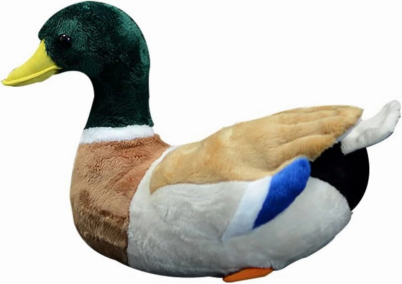 FRANKIEZHOU Realistic Mallard Duck Plush-12”Long, Lifelike Duck Stuffed Animal, Duck Plush, Soft Duck PlushToys,Gifts for Kids,Baby Gift,Cute Plush,Home Decor