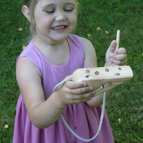Free Shipping Handmade Wooden Threading Lacing Toy Educational Cheese, TT01 for Fine Motor Skills Waldorf Montessori Learning Perfect Gift