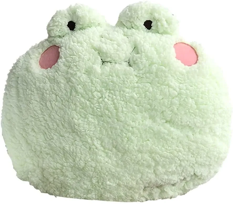 Frog Plush Pillow, Giant Frog Stuffed Animal (25.6 * 23.6 inch), Adorable Jumbo Frog Plush Toy Hugging Pillow, Home Cushion Decoration Birthday Xmas Travel Gift for Kids Adults Girls Boys