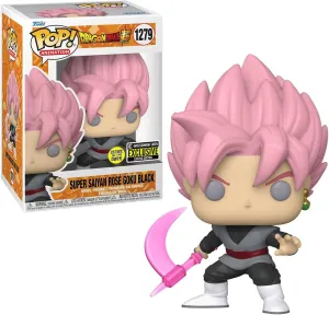 Funko Pop Dragon Ball Super Pop Figures Rose Goku Black #1279 - Funko Pop Exclusive Edition - Son Goku Figure - Glow in The Dark