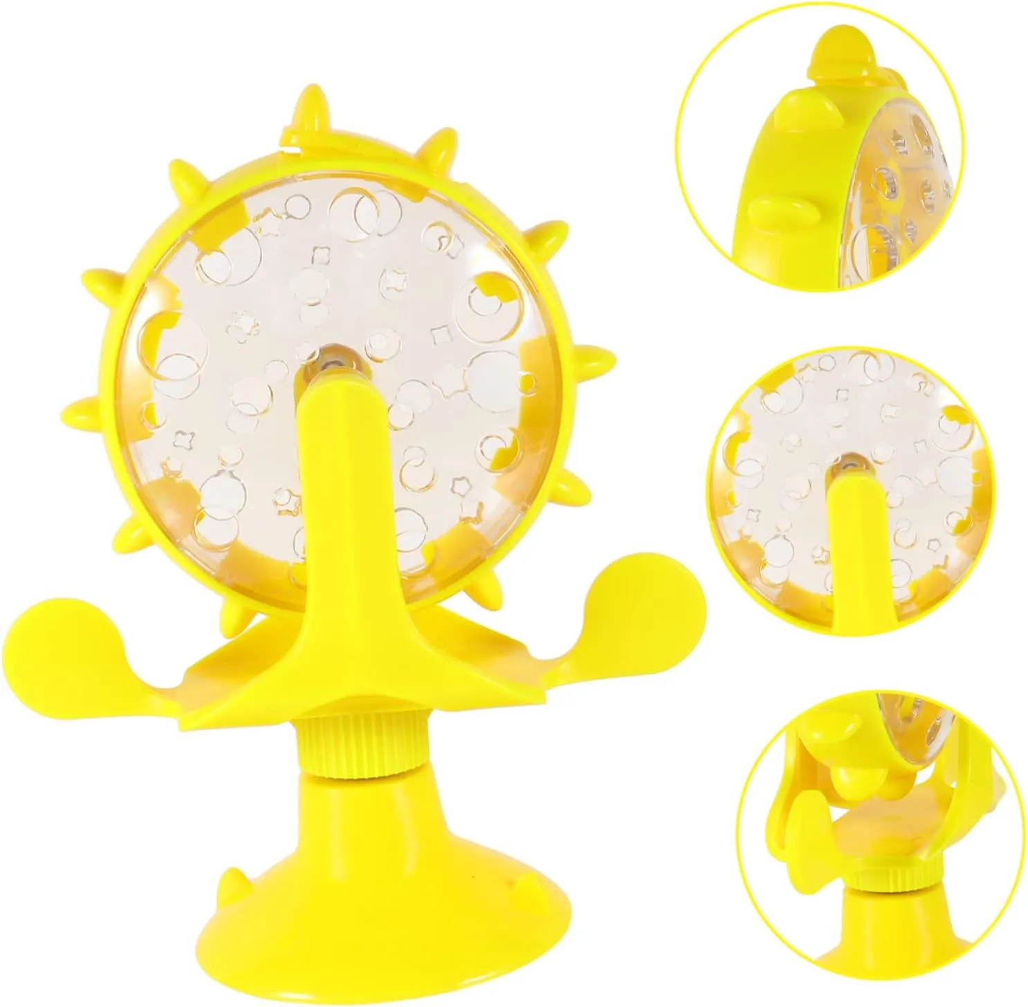 Funny Cat Toy Cat Food Leakage Toy Pet Feeder Pet Food Container Interactive Cat Toys Pet Slow Feeder Cat Puzzle Feeder Pet Slow Food Toy Feeding Machine The Cat TPR to Rotate