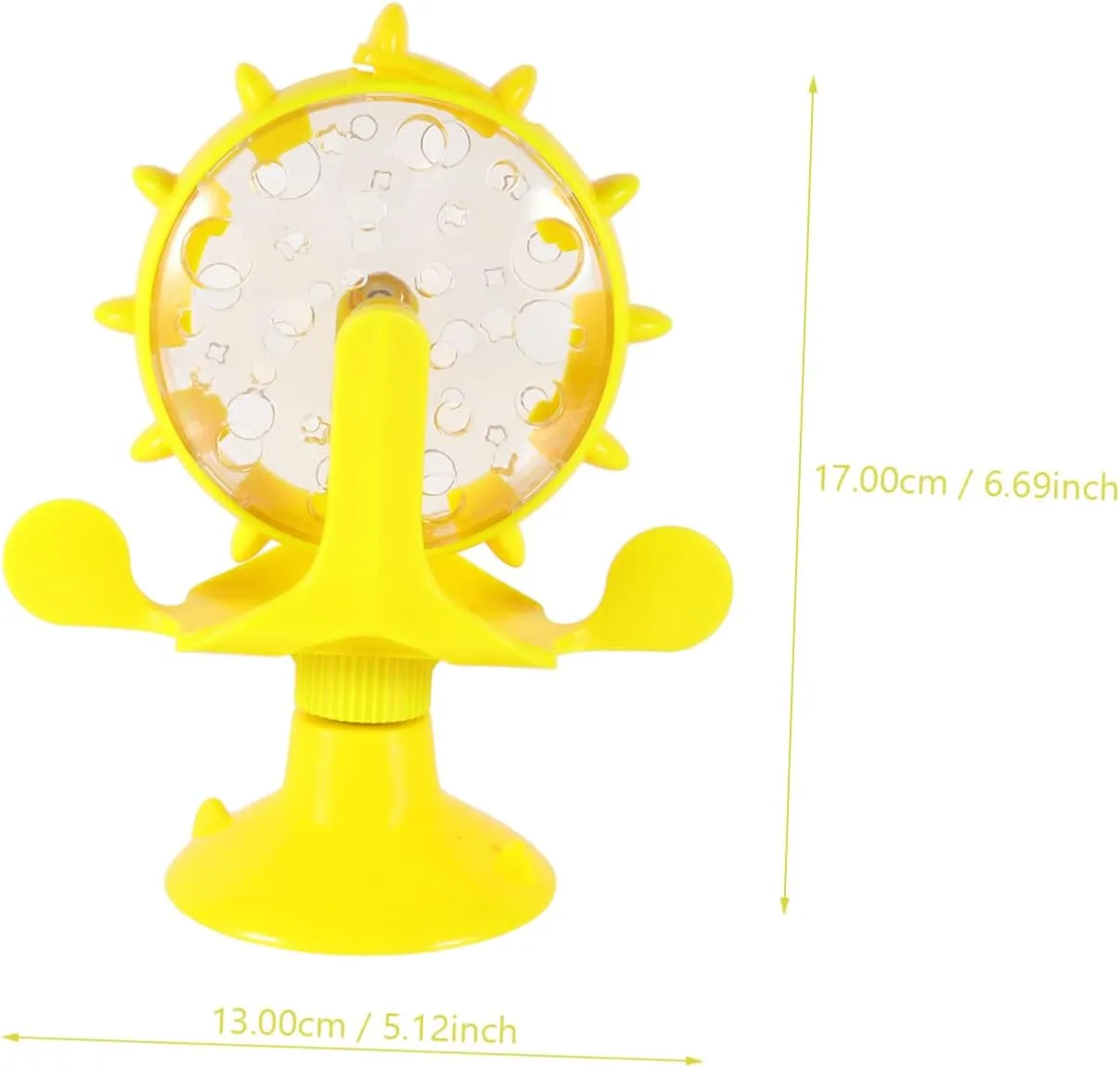 Funny Cat Toy Cat Food Leakage Toy Pet Feeder Pet Food Container Interactive Cat Toys Pet Slow Feeder Cat Puzzle Feeder Pet Slow Food Toy Feeding Machine The Cat TPR to Rotate