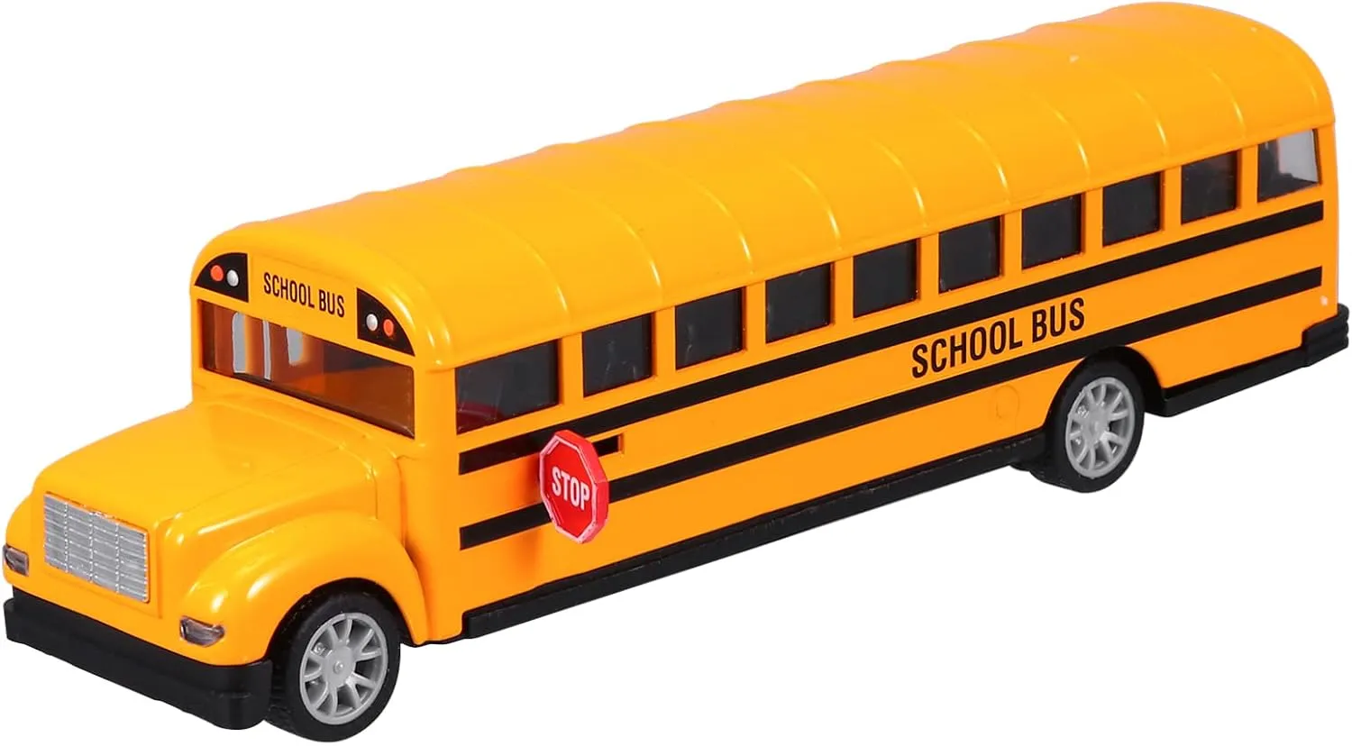 Gadpiparty 1pc School Bus Toy Car Yellow Bus Toy School Bus Diecast Yellow School Bus Model Toy Miniatures Play Vehicles for Kids Diecast Pull Back Cars Car for Metal Model Car Toddler Alloy