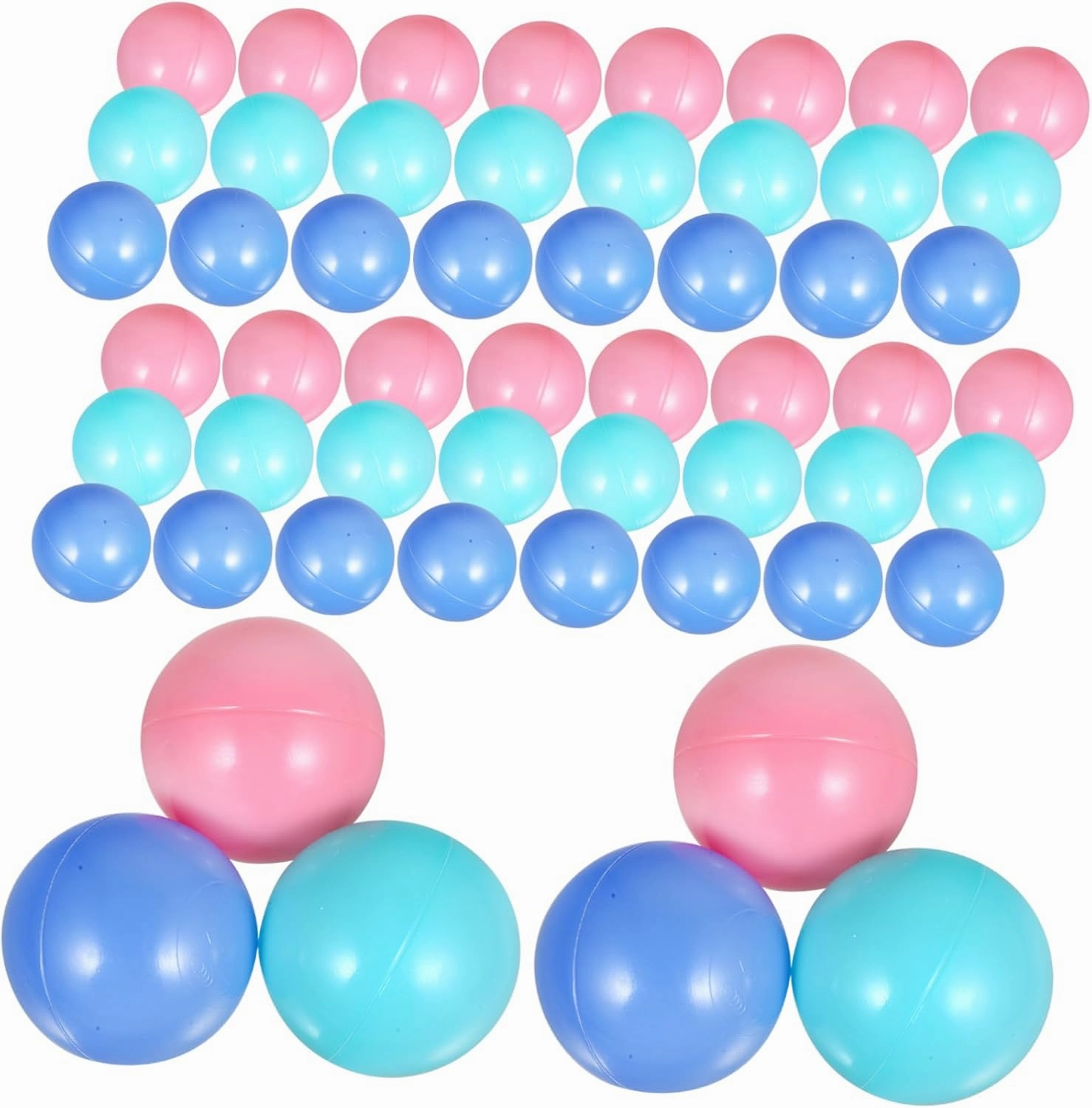 Garneck 100pcs Ocean for Boys and Girls Soft Pe Pit for Play Tents Pools Trampolines Fun for Parties and Amusement Parks