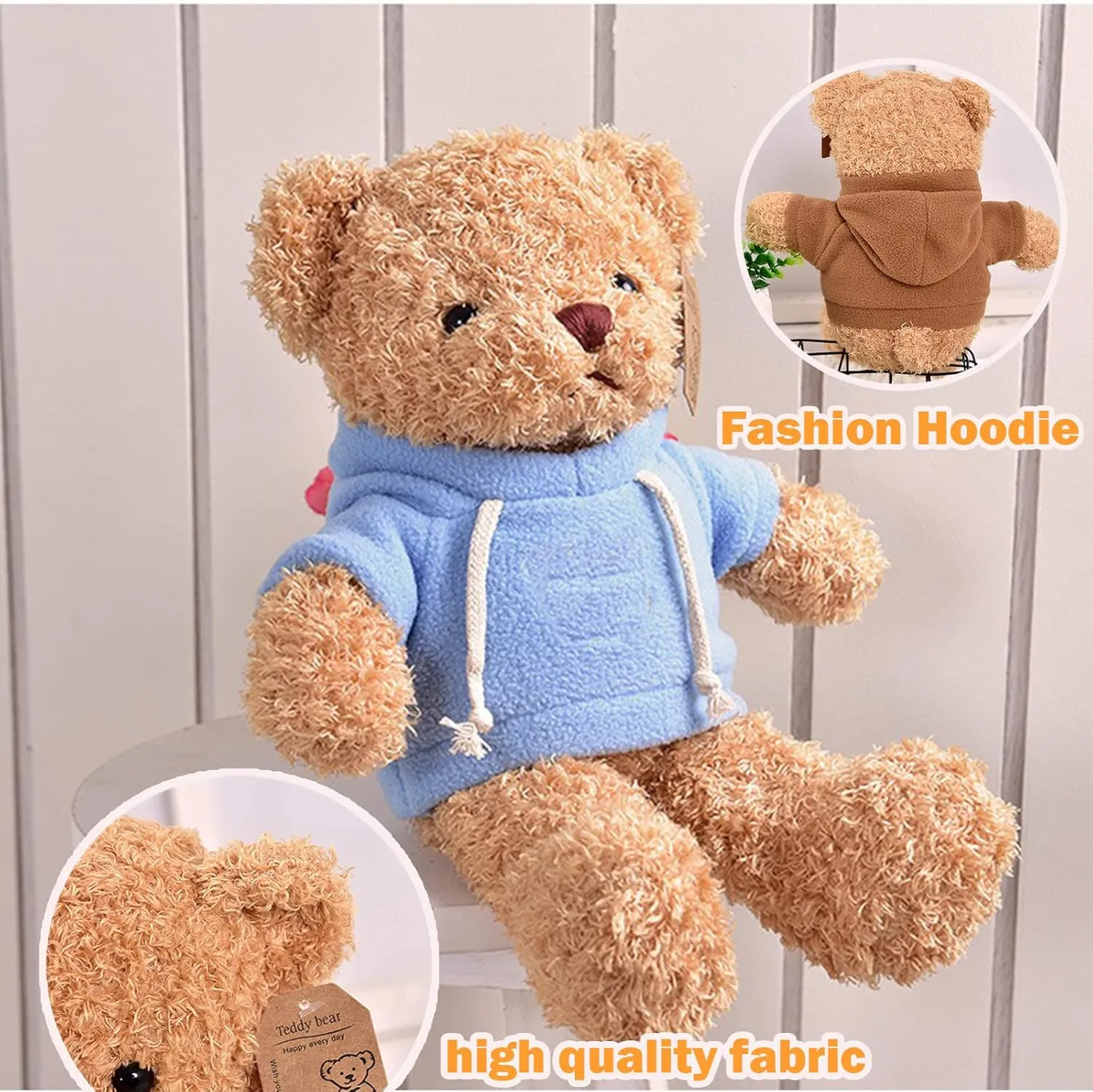 Giant Teddy Bear Stuffed Animal, Personalized Huge Teddy Bear Plush with Text  Photo as Personalized Gifts Im Sorry Gifts for Her Him on Valentine Birthday Christmas (20 inch-Text Photo)