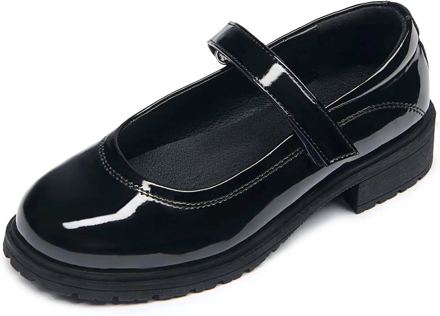 Girls School Uniform Shoes Mary Janes Dress Shoes Adjustable Strap(Little Kid/Big Kid)