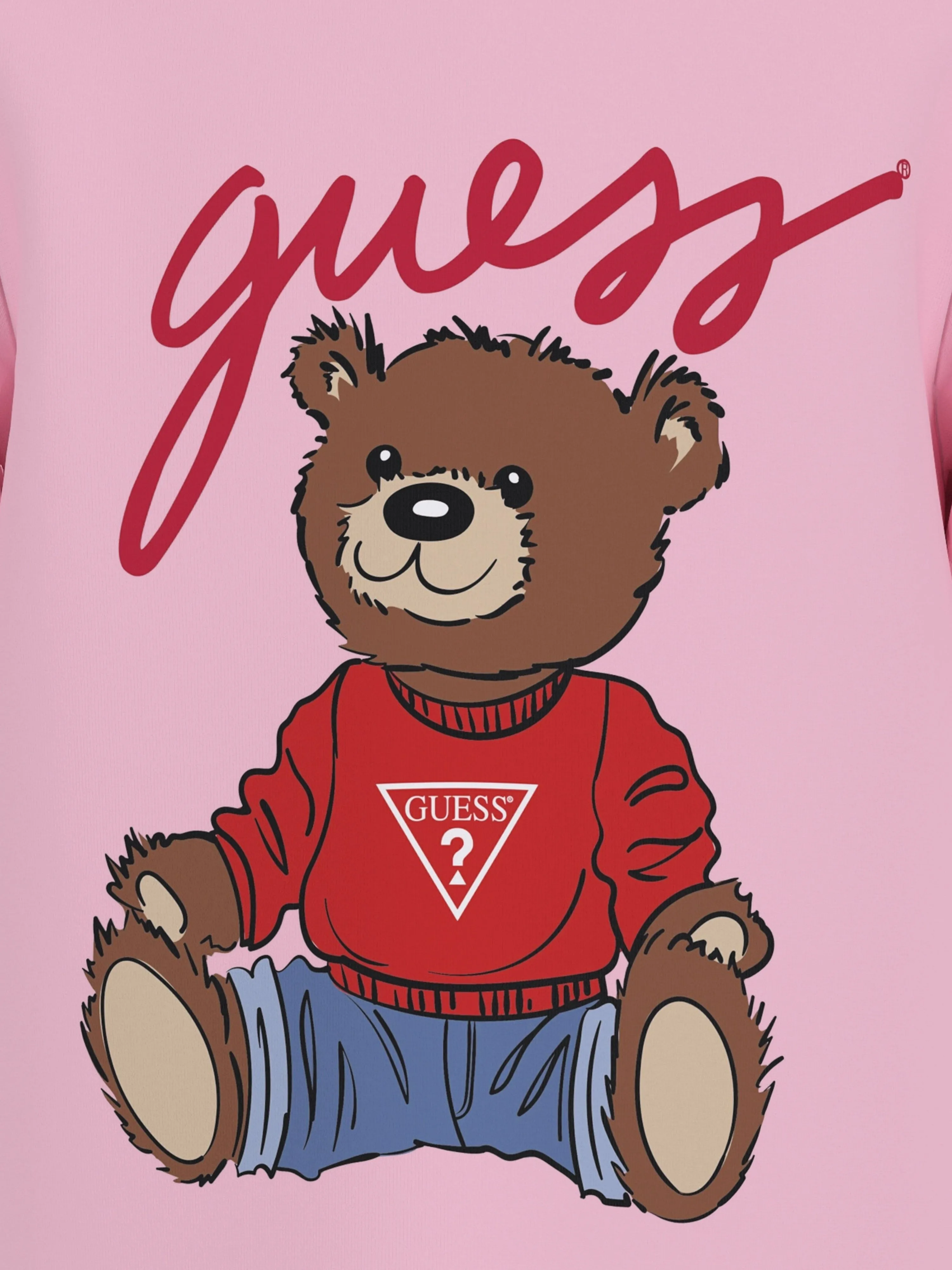 Girls Teddy Bear T-Shirt in Pink