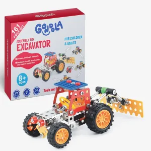 Gondola STEM Building Set Toys, Alloy Construction Toy, Educational & Creative 8 Year Old Boy Birthday Gift (Excavator)