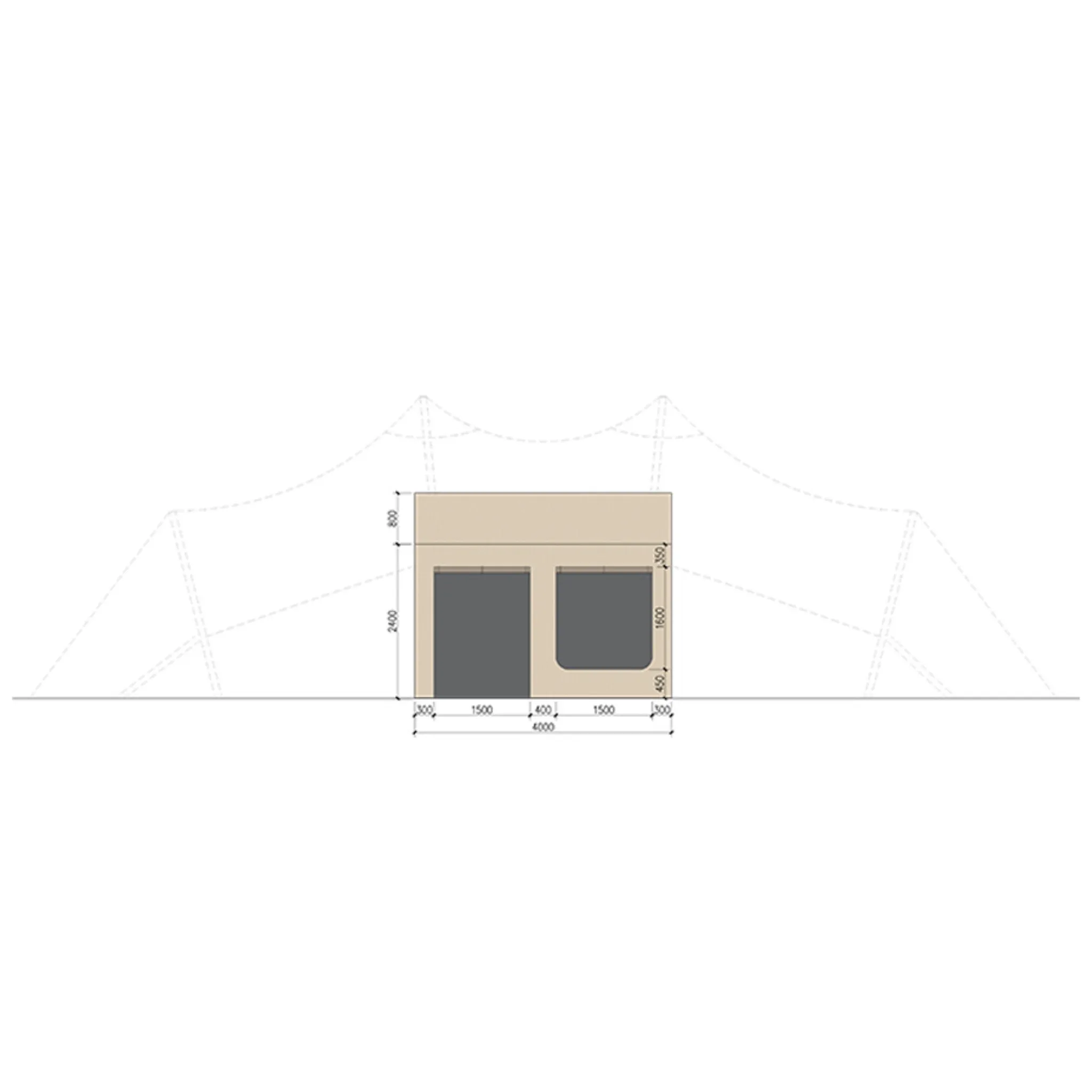 GR16 - Basic Safari Tent Model