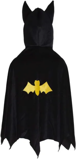 Great Pretenders Hooded Bat Cape, Medium Dress-Up Play
