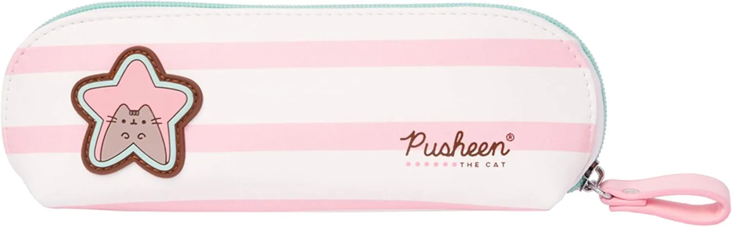 Grupo Erik Pusheen Pencil Case | Pink Pencil Case For Girls | Kawaii Stationary | Pusheen Gifts | Cartuchera Escolar