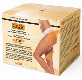 GUAM Anti-cellulite Infrared Body Wrap, Hot Seaweed Body Wraps for Cellulite, Original Formula with FIR, Professional Cellulite Removal Treatment, Skin Tightening Body Mud, 1.1LB