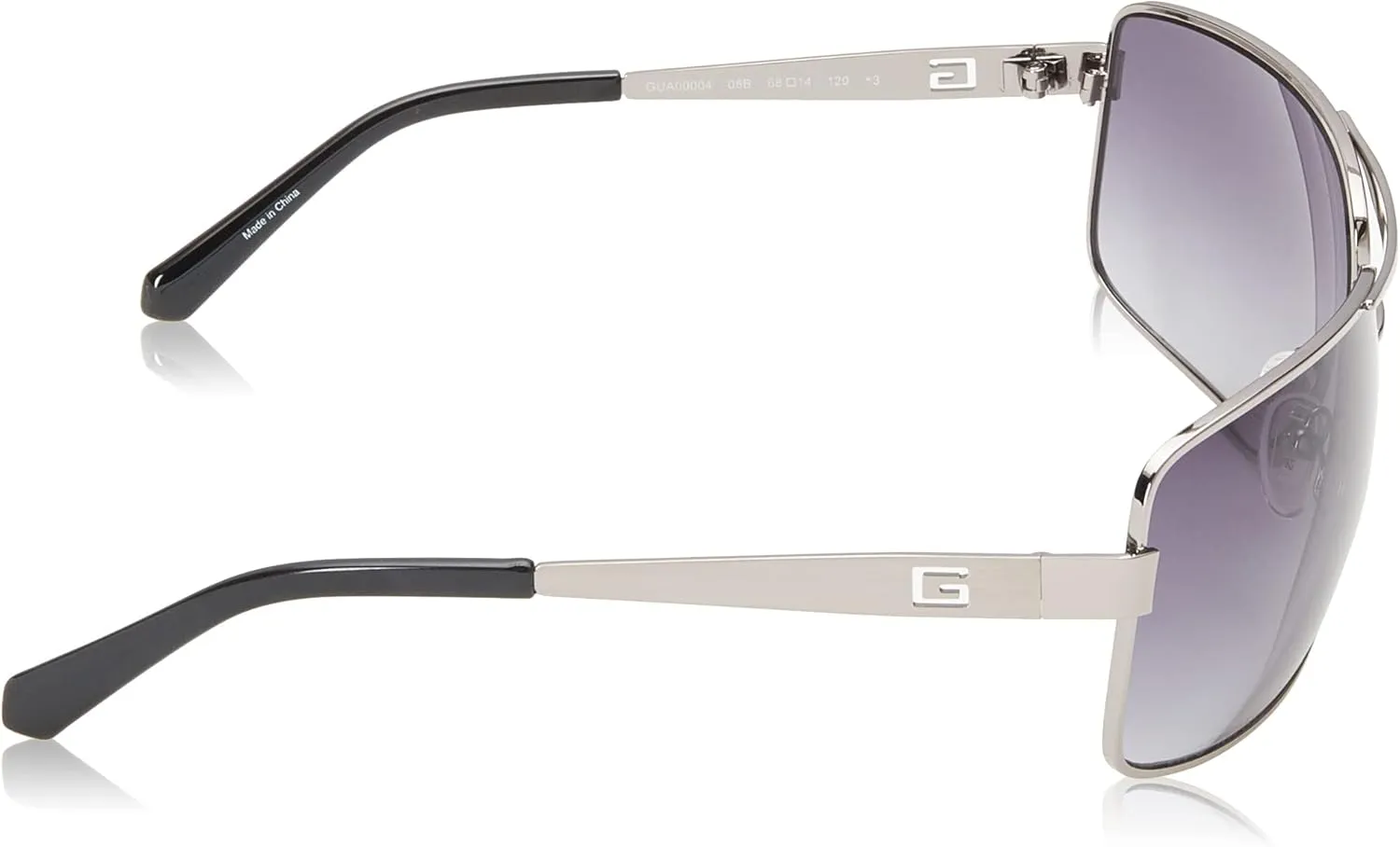 GUESS Men's Wrapped Navigator Pilot Sunglasses