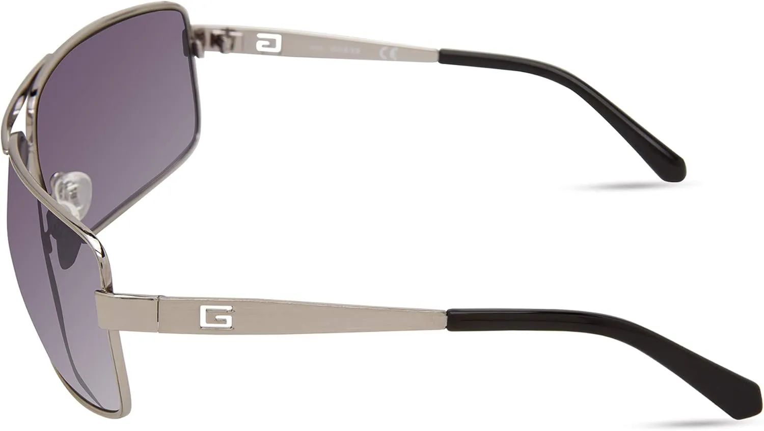 GUESS Men's Wrapped Navigator Pilot Sunglasses