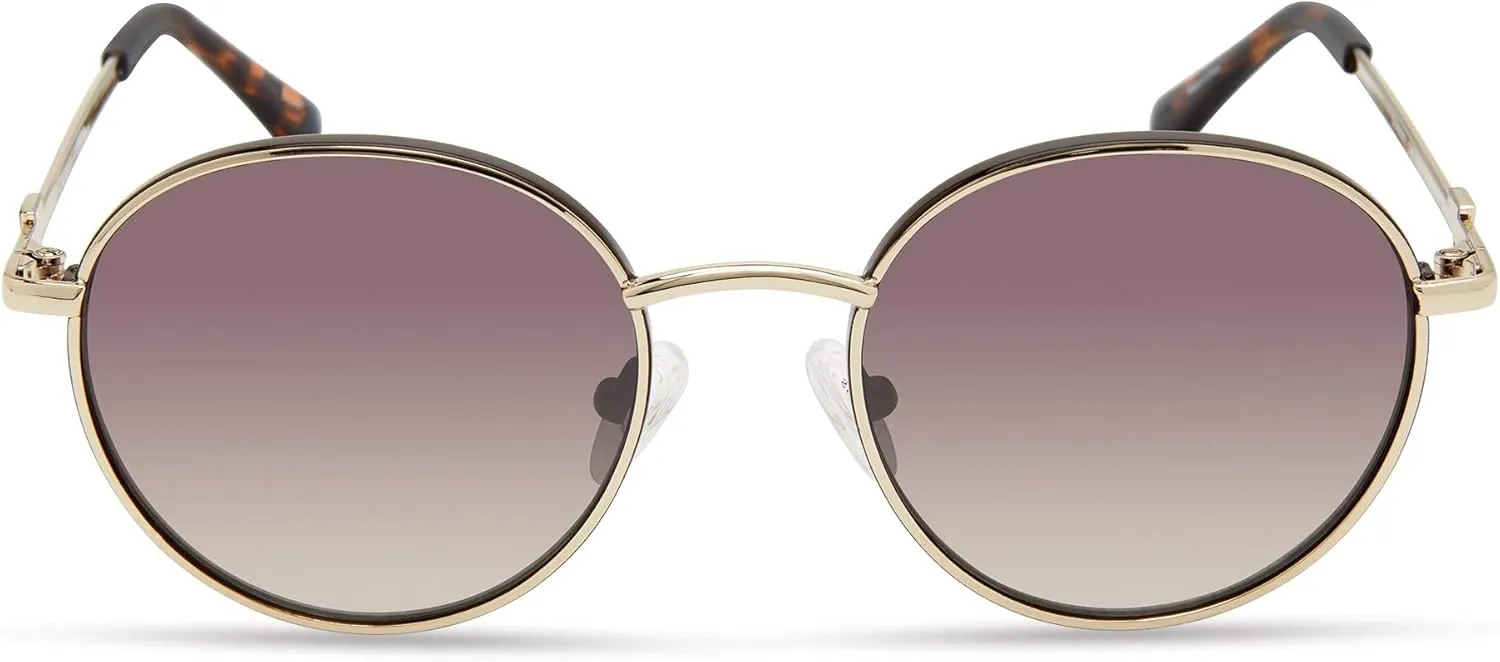 GUESS Women's Classic Round Sunglasses