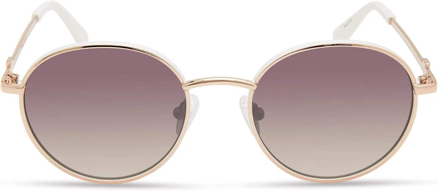 GUESS Women's Classic Round Sunglasses