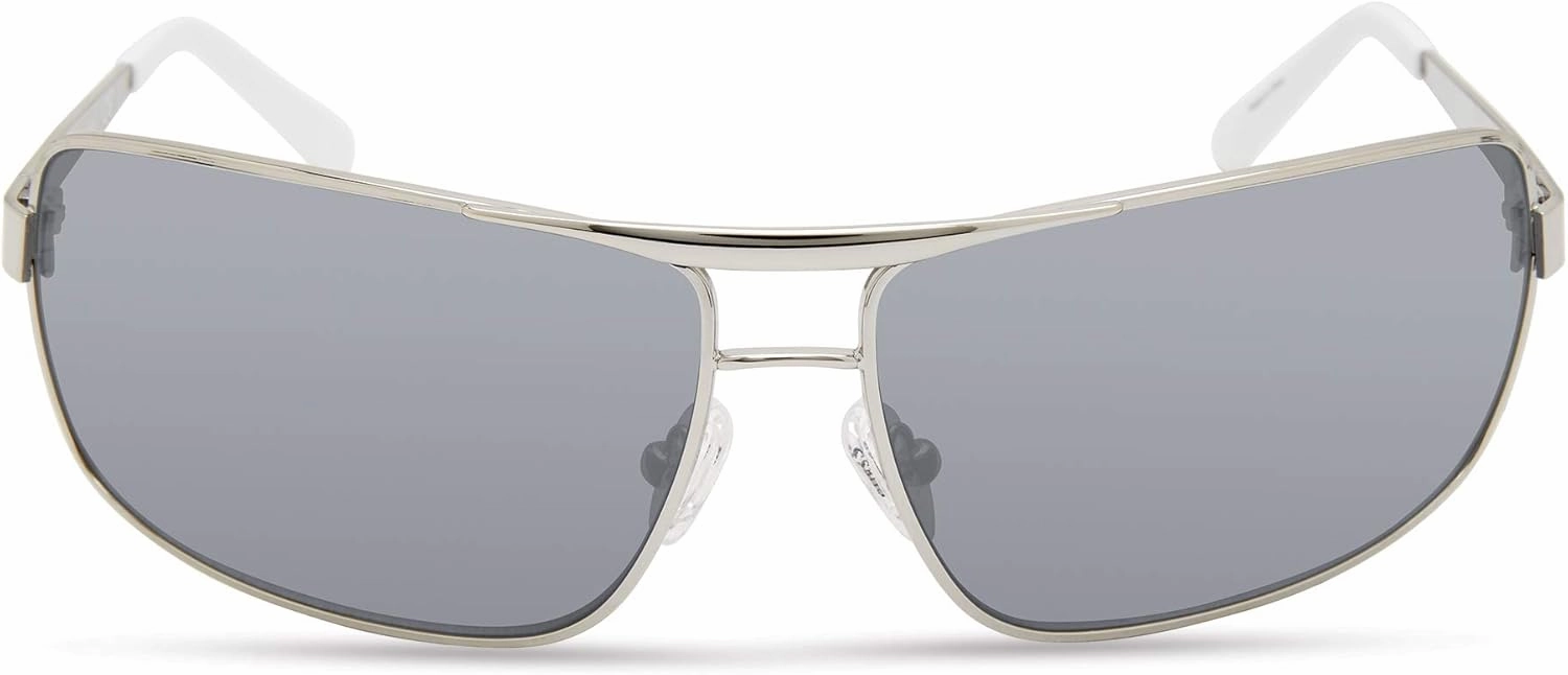 GUESS Men's Wrapped Navigator Pilot Sunglasses